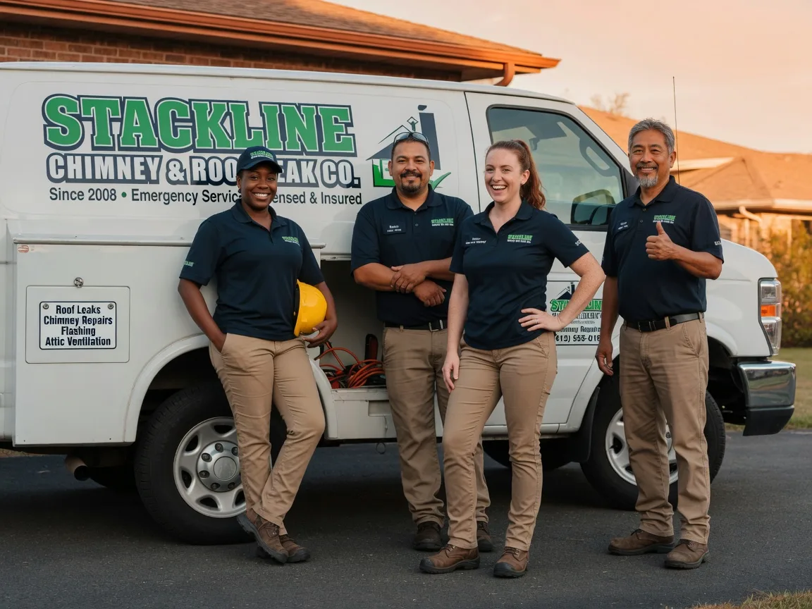 Chimney flashing repair company in Alexis, NC